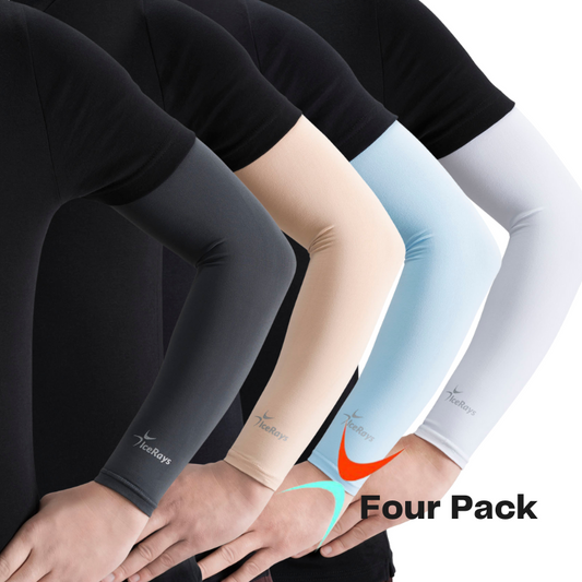 50+ UV Protective and Cooling Armsleeves - 4 Pairs Pack image 0