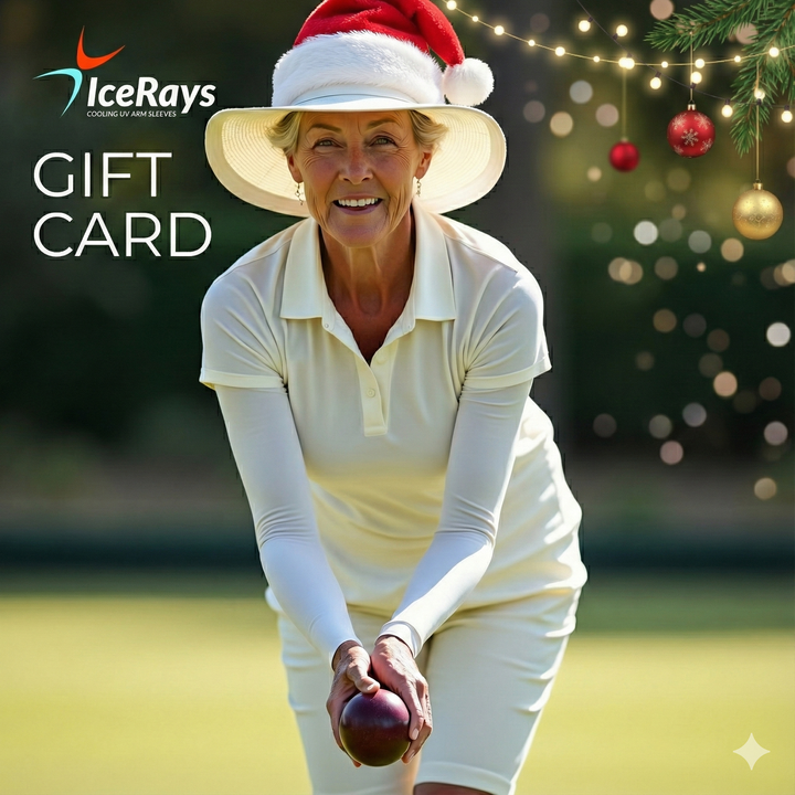 IceRays UV cooling arm sleeves gift card – perfect gift for outdoor sports lovers